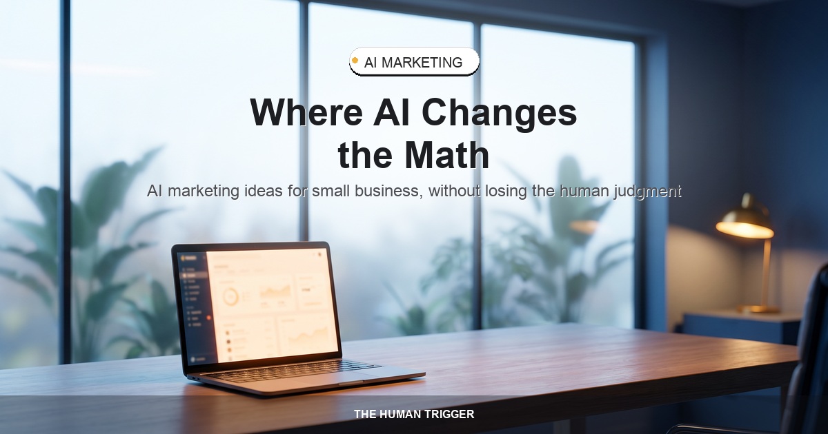 AI tools supporting digital marketing ideas for small business owner