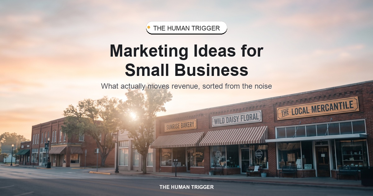 Small business owner reviewing marketing ideas for small business on a laptop
